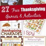 27 Free Thanksgiving Games & Activities (Printable)   Edventures   Free Printable For Thanksgiving
