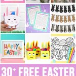 30+ Totally Free Easter Printables   Happiness Is Homemade   Free Printable Easter Decorations