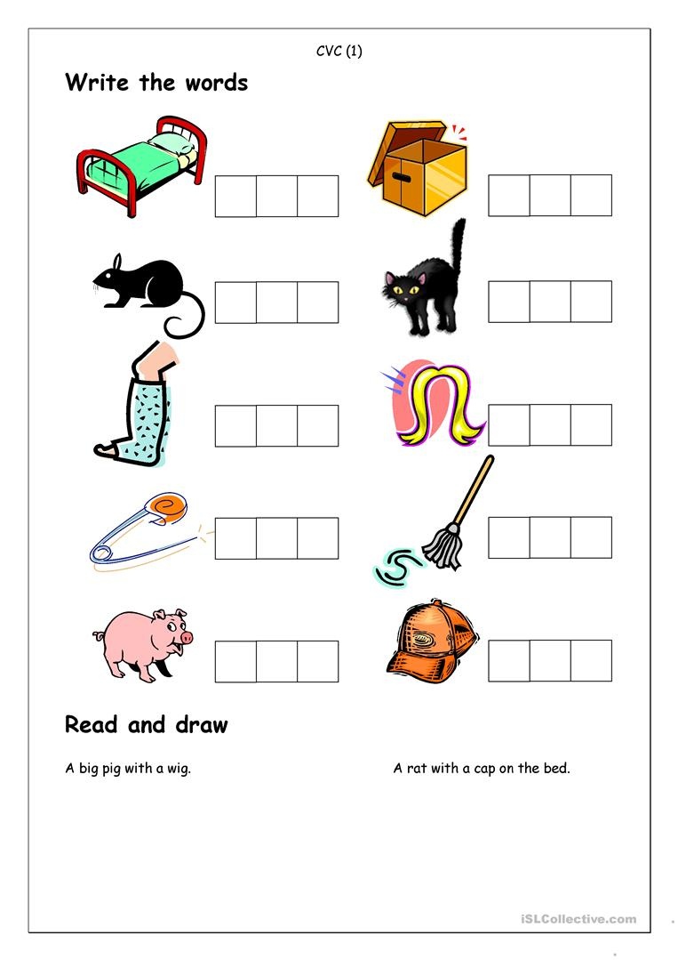 32 Free Esl Cvc Worksheets - Free Printable Cvc Worksheets