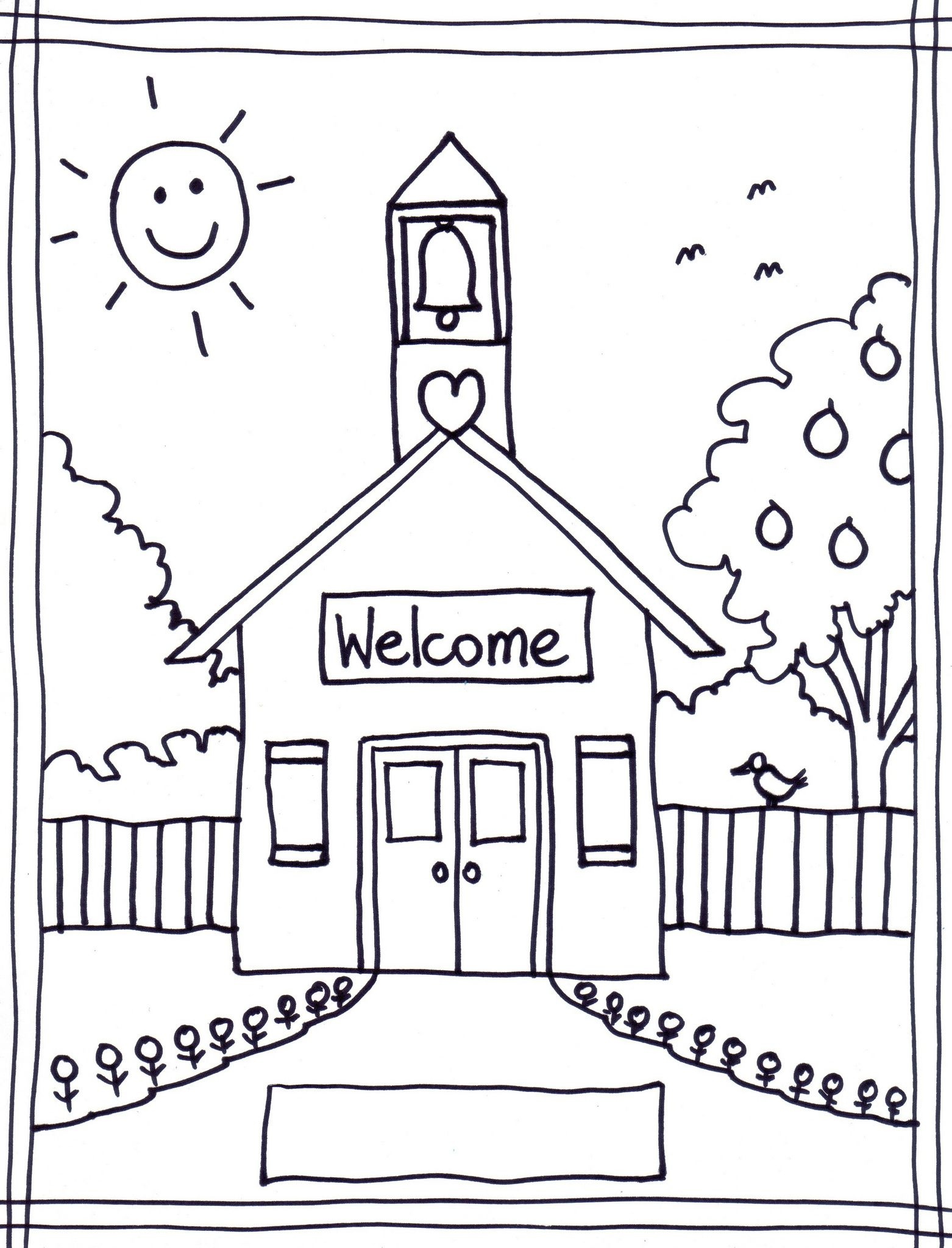 33 Best Back To School Coloring Pages Free Printables For Gianfreda - Free Printable First Day Of School Coloring Pages