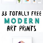 33 Totally Free Modern Art Printables For Your Home   Fox + Hazel   Free Printable Wall Posters