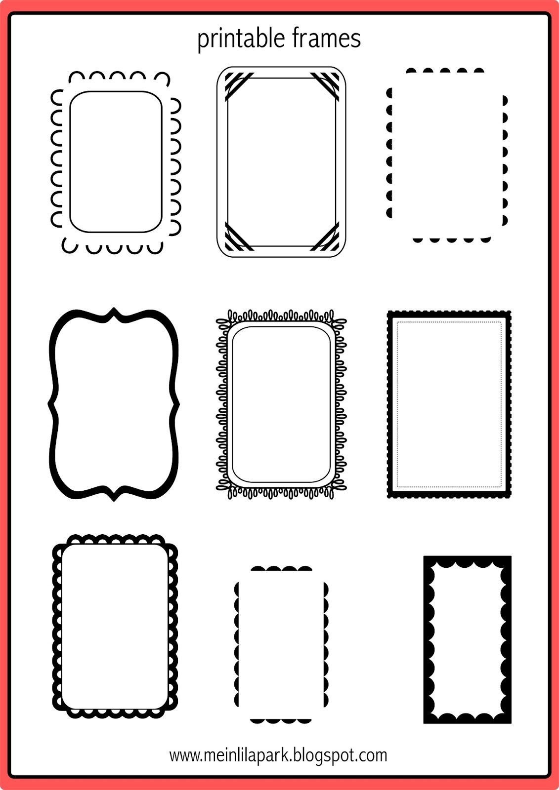35+ Inspiration Picture Of Scrapbooking Frames Printable - Free Printable Frames For Scrapbooking