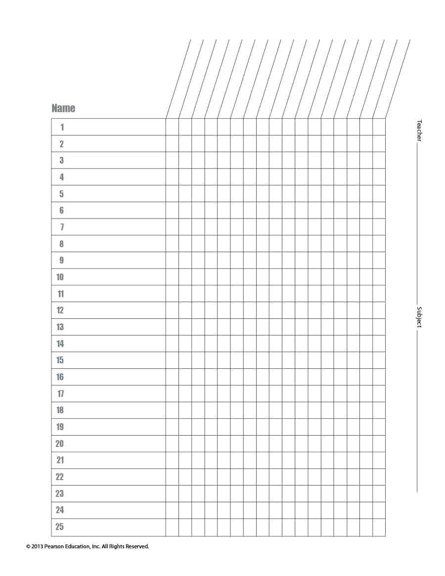 37 Class Roster Templates [Student Roster Templates For Teachers