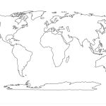 38 Free Printable Blank Continent Maps | Kittybabylove   Free Printable Map Of Continents And Oceans