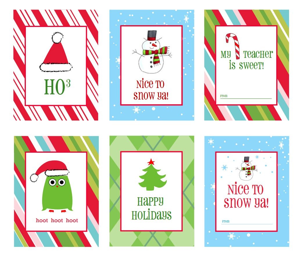 Free Printable Christmas Gift Cards