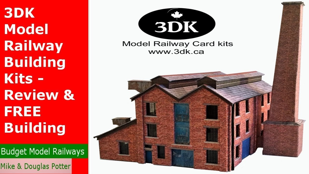 3Dk Model Railway Building Kits - Review &amp;amp; Free Building Kit - Youtube - Free Printable Model Railway Buildings