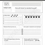 4 Stylish Goal Setting Worksheets To Print (Pdf)   Free Printable Fitness Worksheets