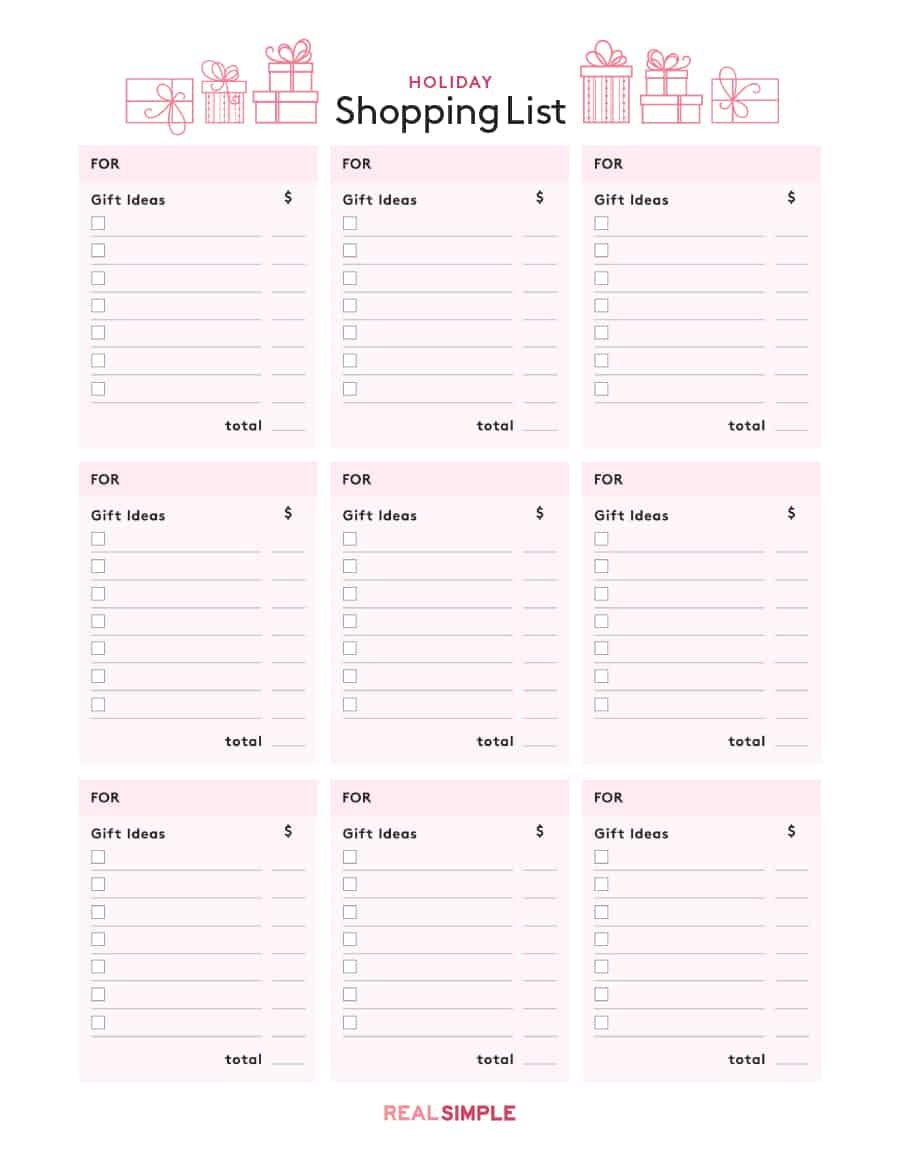 40+ Printable Grocery List Templates (Shopping List) ᐅ Template Lab - Free Printable Shopping List