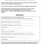 44 Free Estimate Template Forms [Construction, Repair, Cleaning]   Free Printable Home Improvement Contracts