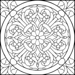 45 Simple Stained Glass Patterns | Guide Patterns   Free Printable Religious Stained Glass Patterns