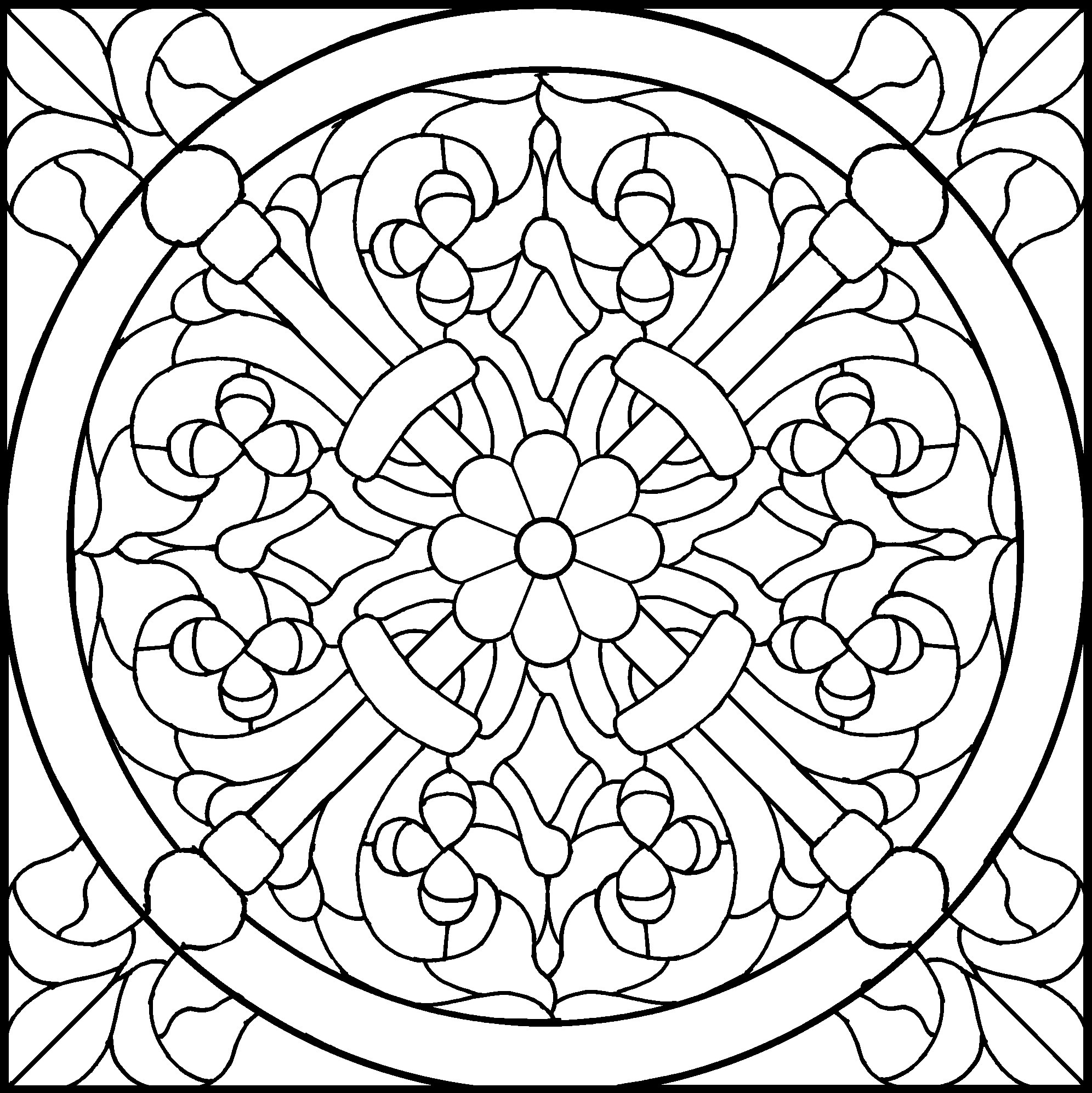 The Ascension Stained Glass Coloring Page Free Printable Free 