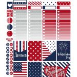 4Th Of July – Free Printable | Planners & Bullet Journals | Create   Free Printable 4Th Of July Stationery