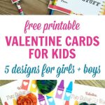 5 Free Printable Valentine's Day Cards For Kids | Try | Kids Crafts   Free Printable Valentine Cards For Preschoolers