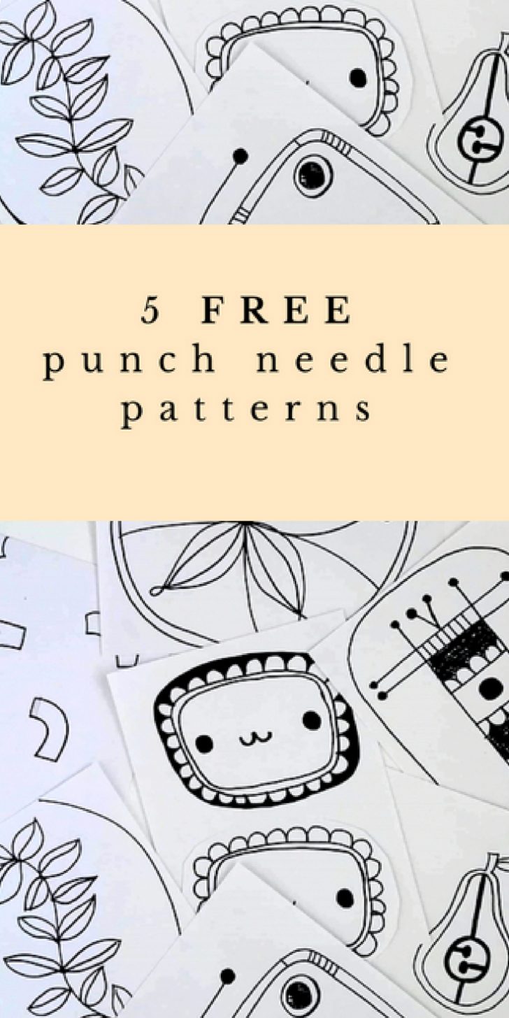 Free Printable Punch Needle Patterns