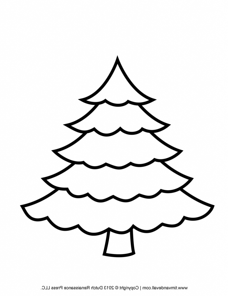 50 Christmas Tree Printable Templates | Kittybabylove - Free Printable Christmas Tree Template