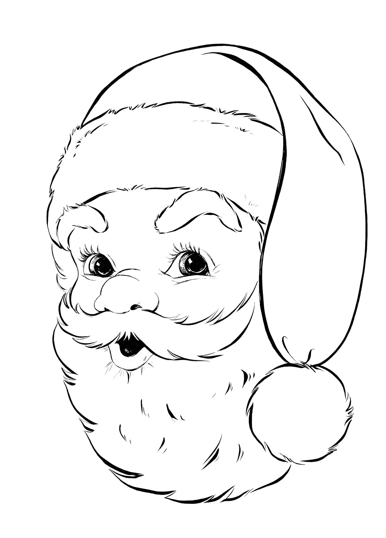 50 Free Activities For Children! | Digi Stamps | Santa Coloring - Santa Coloring Pages Printable Free