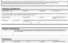 50 Free Employment / Job Application Form Templates [Printable] ᐅ – Free Printable General Application For Employment