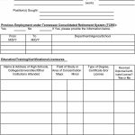 50 Free Employment / Job Application Form Templates [Printable] ᐅ   Free Printable General Application For Employment