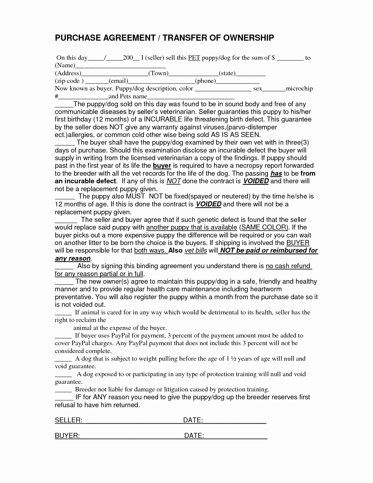 50 Home Purchase Agreement Template | Culturatti - Free Printable Real Estate Purchase Agreement