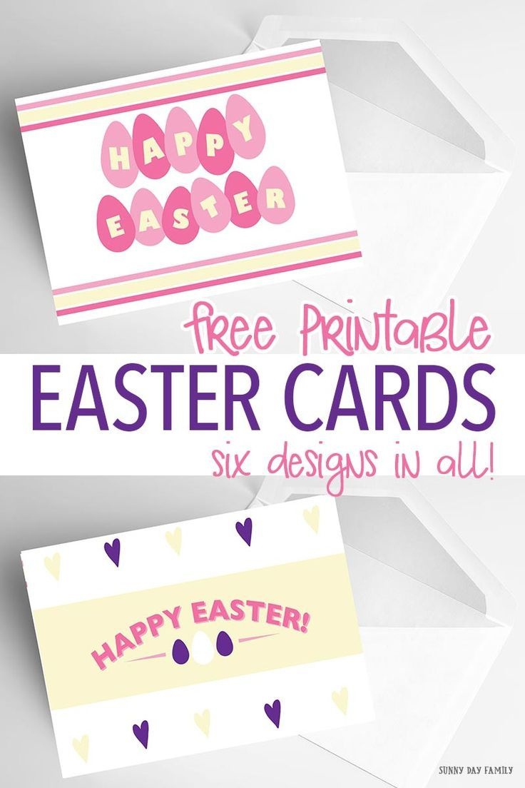 6 Free Printable Easter Cards Every Bunny Will Love | Holidays - Free Printable Easter Cards For Grandchildren