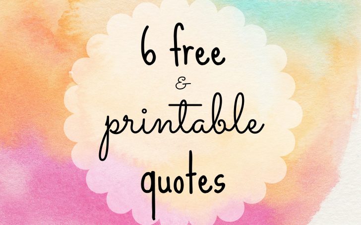 Free Printable Quotes