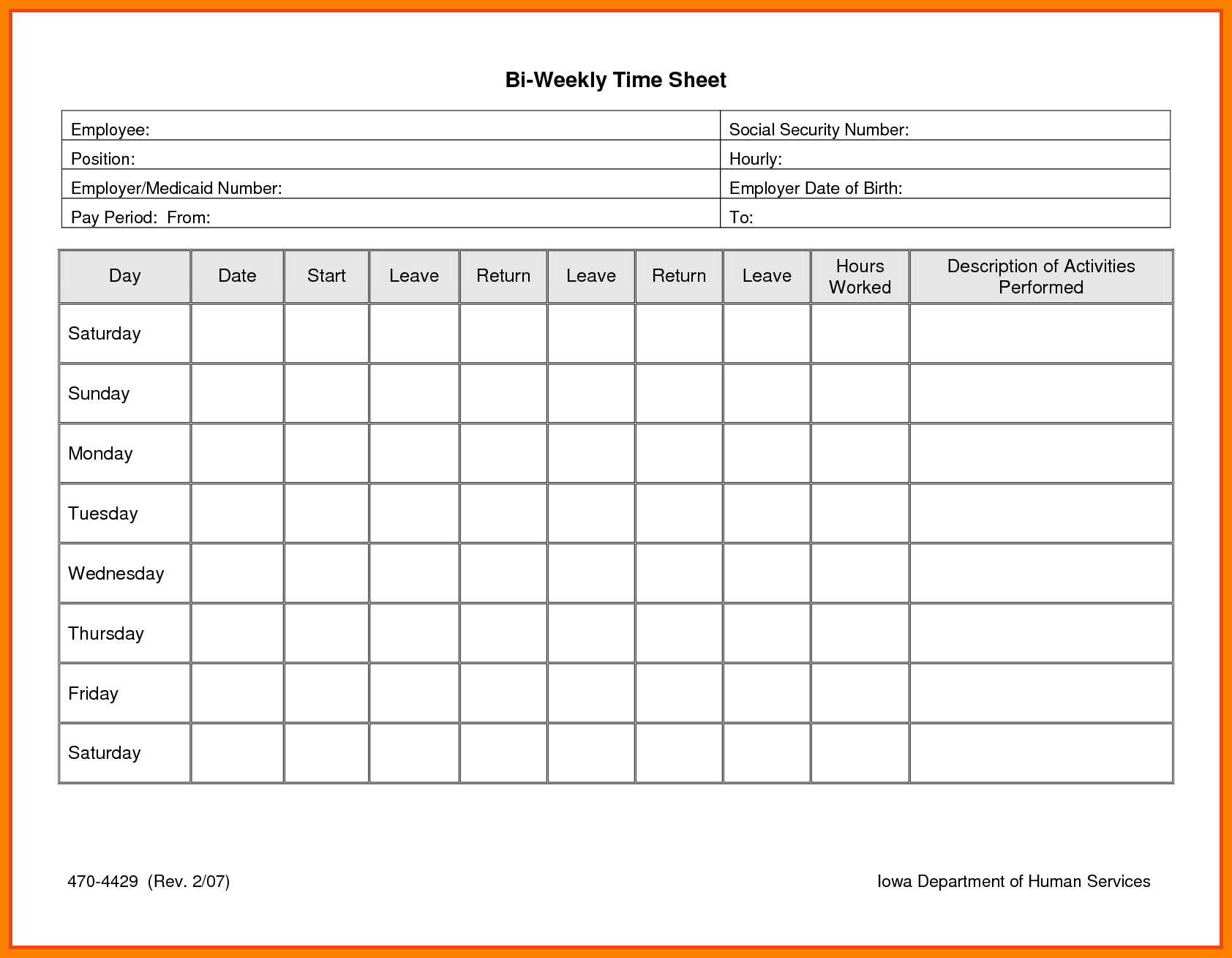 6+ Free Printable Time Sheets | Reptile Shop Birmingham - Free Printable Time Sheets