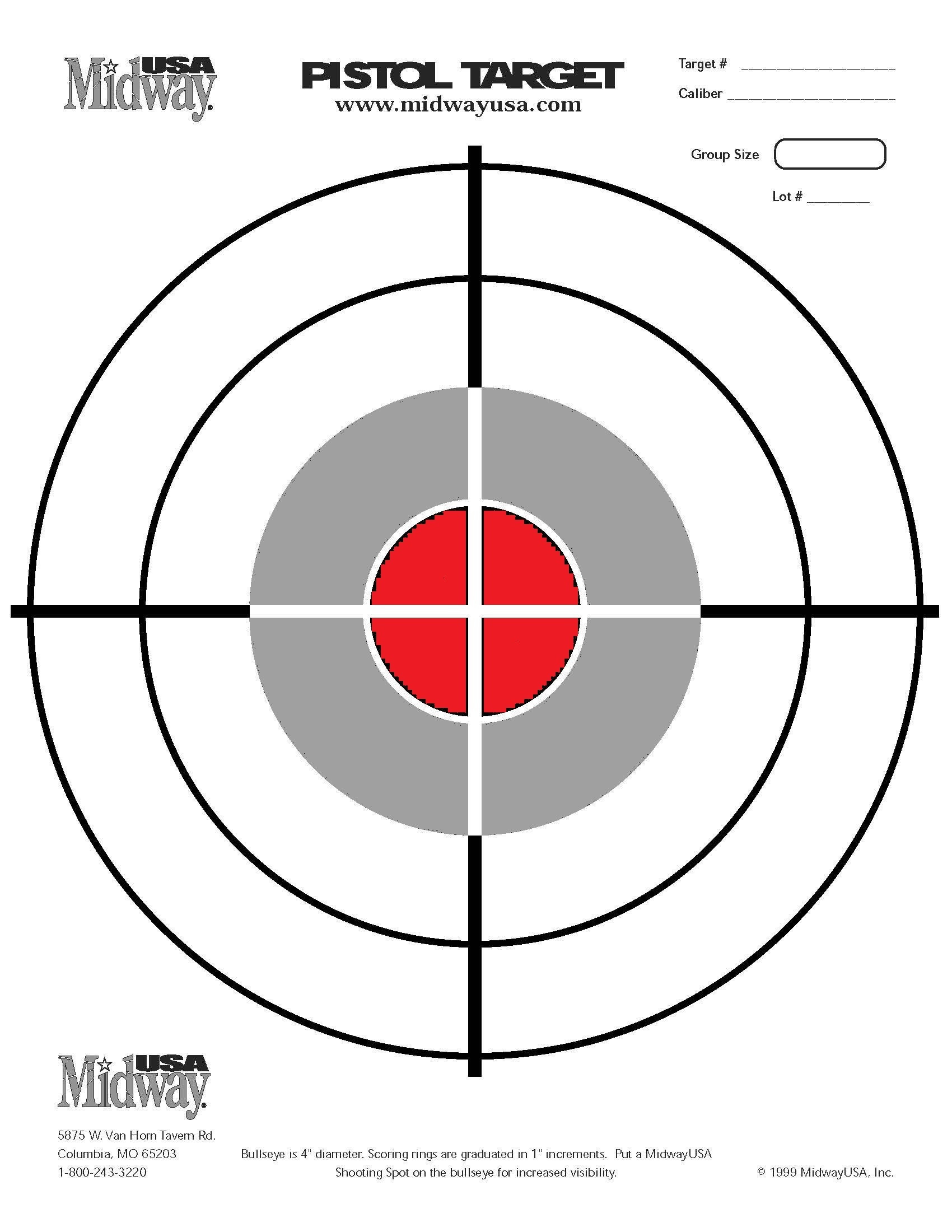 Free Printable Targets For Shooting Practice 