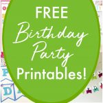 62 Free Birthday Party Printables | The Yellow Birdhouse   Free Printable Happy Birthday Cake Topper