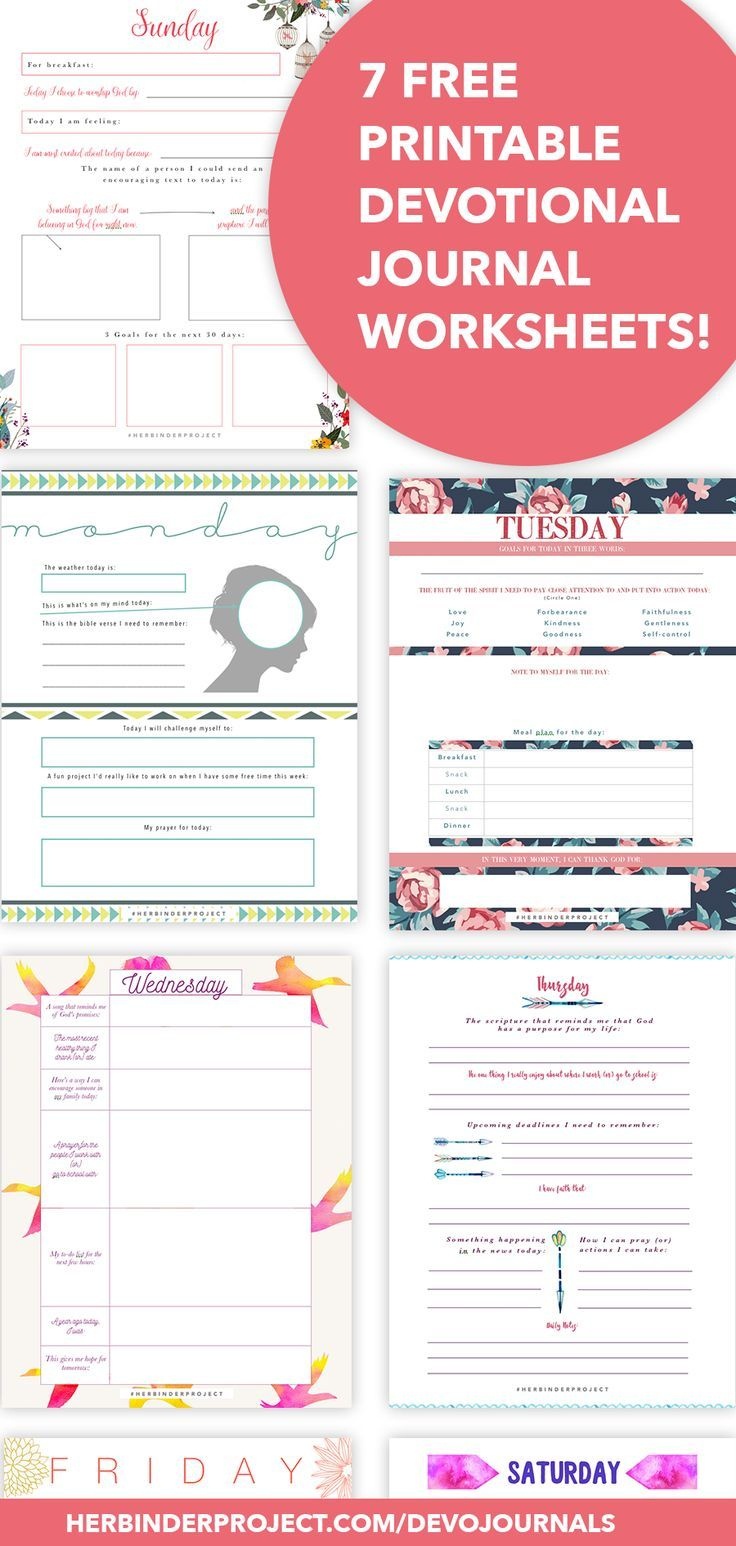 7 Free Devotional Worksheets - Instant Download Pdf - For Christian - Free Printable Bible Studies For Women