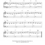 70 Melodious Christmas Piano Sheet Music | Kittybabylove   Free Christmas Piano Sheet Music For Beginners Printable