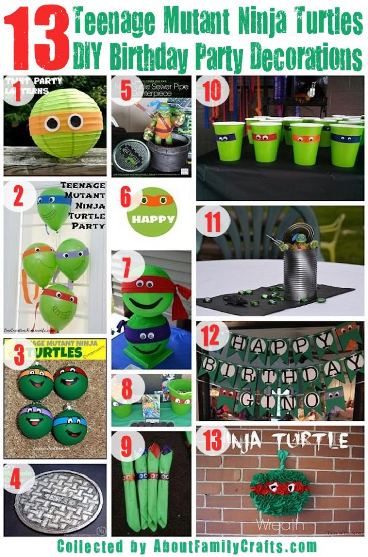 Free Printable Ninja Turtle Birthday Banner