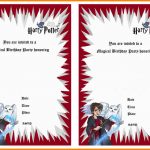 8+ Harry Potter Birthday Invitations Printable Free | Plastic Mouldings   Harry Potter Birthday Invitations Free Printable