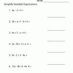 8Th Grade Math Worksheets Algebra   Google Search | Projects To Try   Free Printable Algebra Worksheets Grade 6