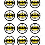 9 Batman Cupcakes Printables Photo   Free Printable Batman Cupcake   Batman Cupcake Toppers Free Printable