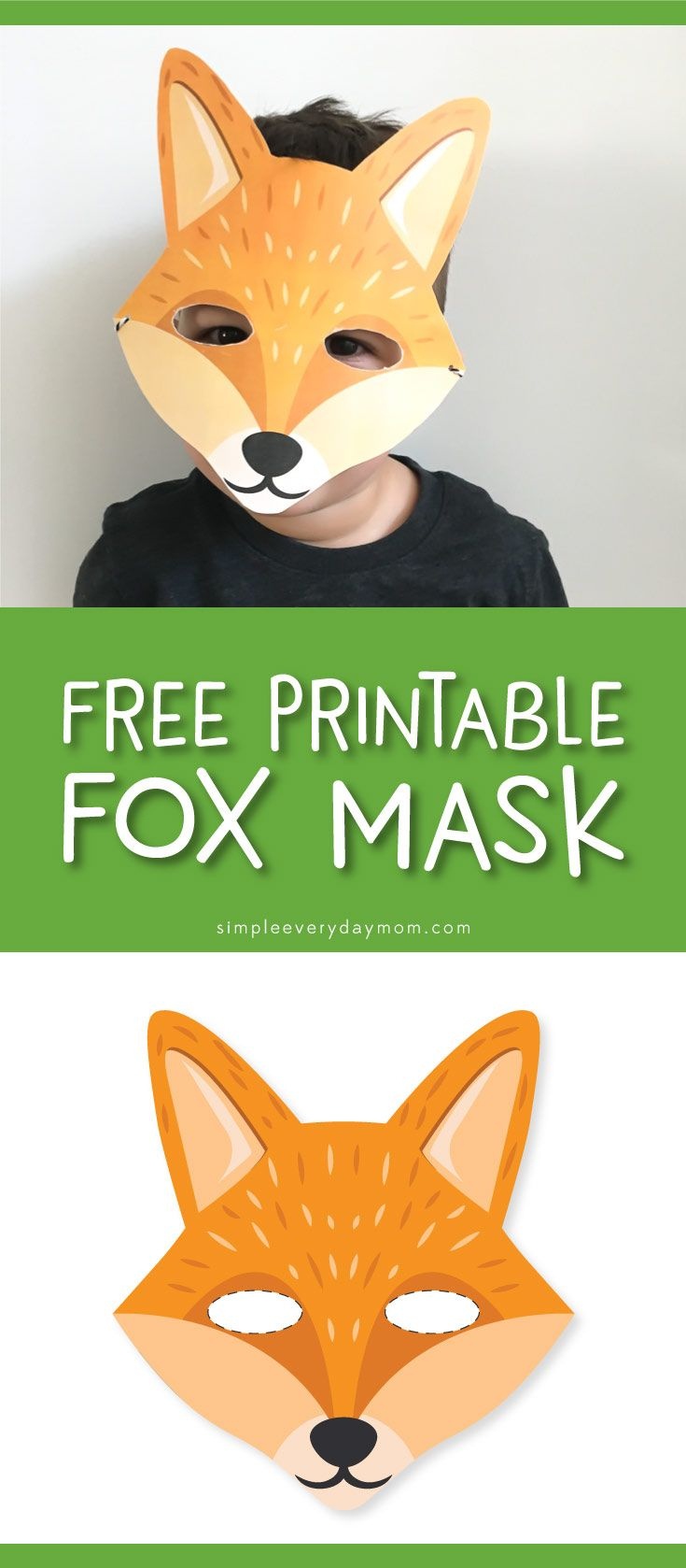 9 Camping Printables For Kids That&amp;#039;ll Give You Some Quiet Time - Free Printable Fox Mask Template