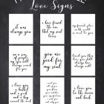 9 Free Printable Love Signs | The Girl Creative | Pinterest   Free Printable Signs