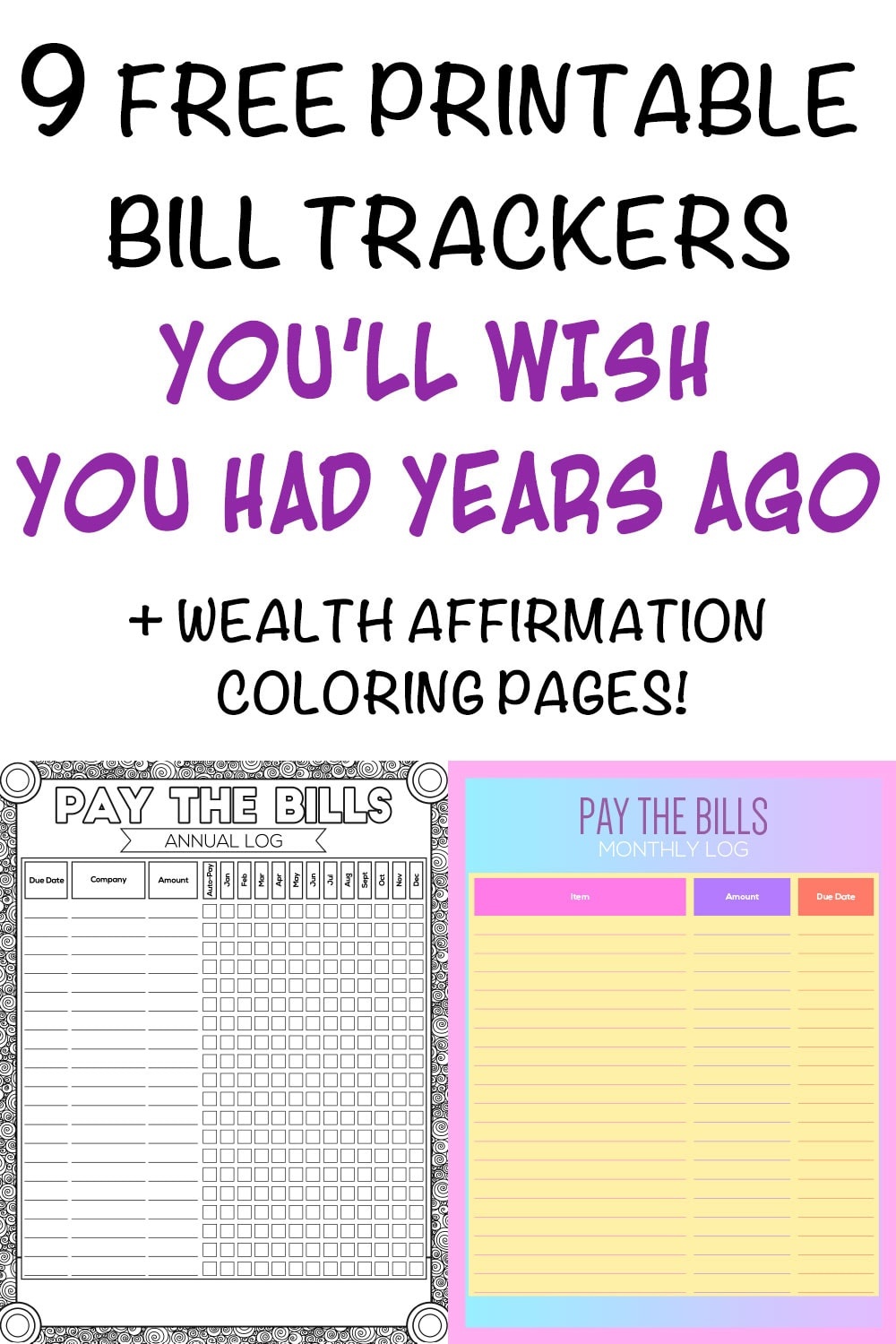 9 Printable Bill Payment Checklists And Bill Trackers - The Artisan Life - Free Printable Bill Checklist