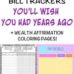 9 Printable Bill Payment Checklists And Bill Trackers   The Artisan Life   Free Printable Monthly Bill Checklist