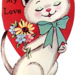 9 Retro Valentines With Animals!   The Graphics Fairy   Free Printable Vintage Valentine Pictures