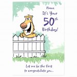 96+ Funny Birthday Cards 50 Years Old   Funny Birthday Cards For 50   Free Printable 50Th Birthday Cards Funny