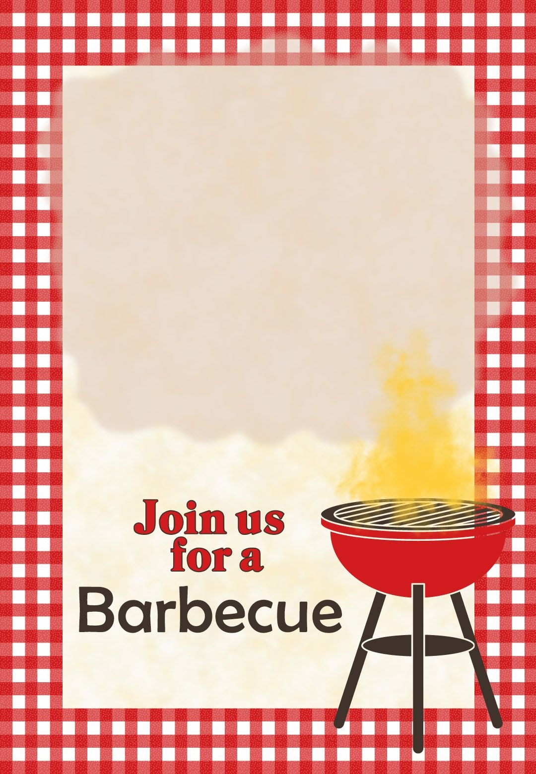 A Barbecue - Free Printable Party Invitation Template | Greetings - Free Printable Cookout Invitations