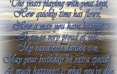 A Birthday Verse For A Son. Feel Free To Use This Verse In Your Card – Free Printable Birthday Cards For Mom From Son