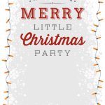 A Merry Little Party   Free Printable Christmas Invitation Template   Free Printable Christmas Invitations