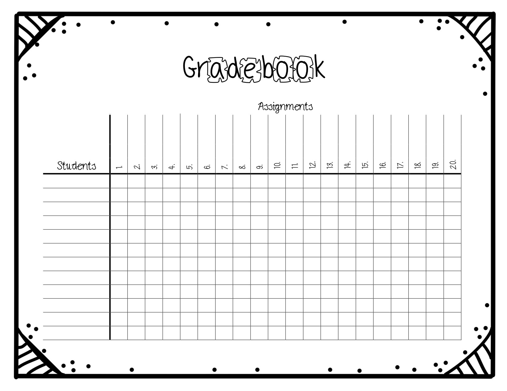 A Planbook &amp;amp; A Prayer – The Adventures Of A New Teacher - Free Printable Gradebook Sheets For Teachers