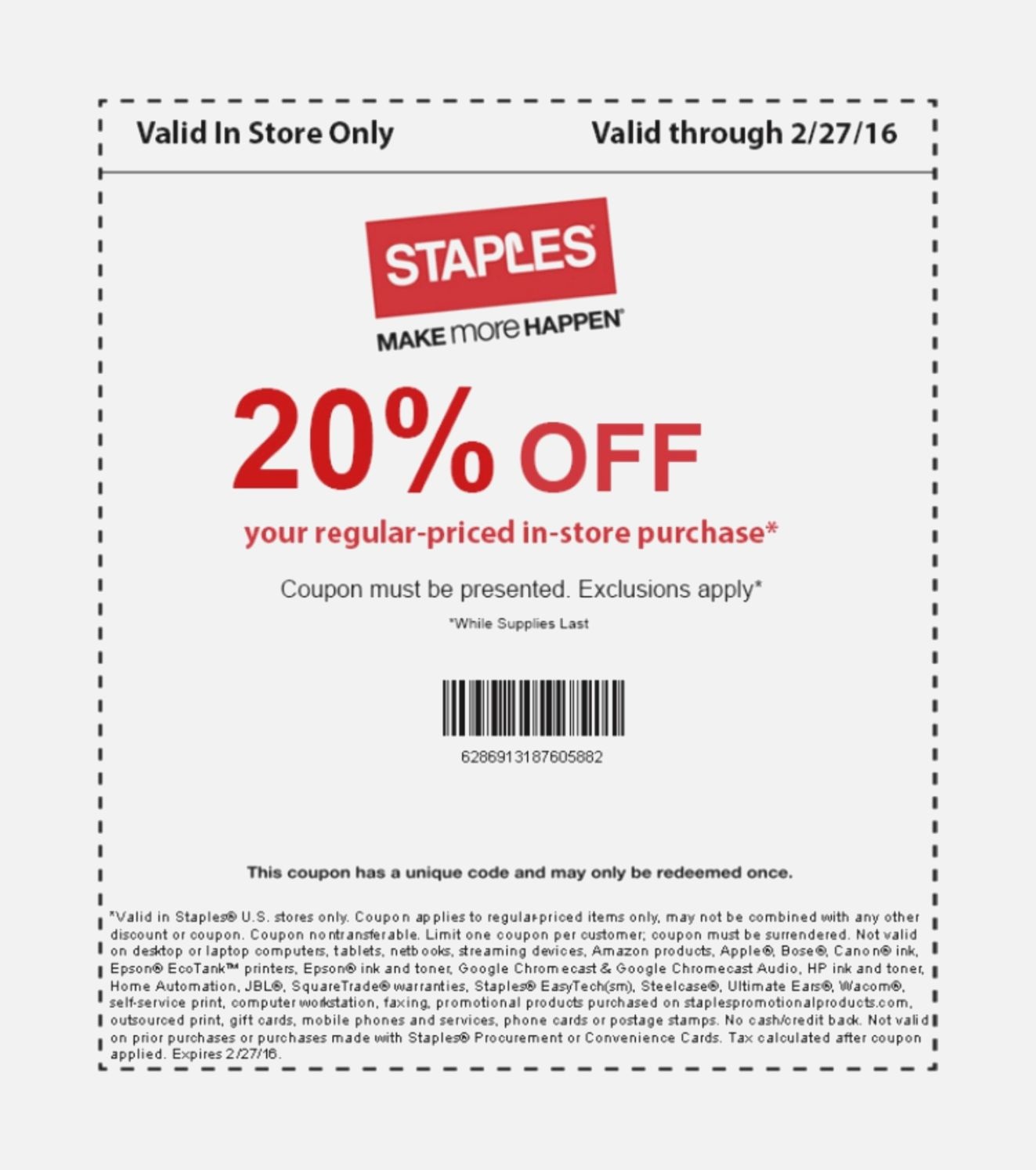 Adaptable Staples Printable Coupons | Jeettp - Free ...