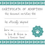 Adoption Certificate Template Free   Demir.iso Consulting.co   Free Printable Stuffed Animal Adoption Certificate