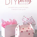 Adorable Diy Party Boxes   Free Printables | Gift Wrapping Ideas   Printable Box Templates Free Download