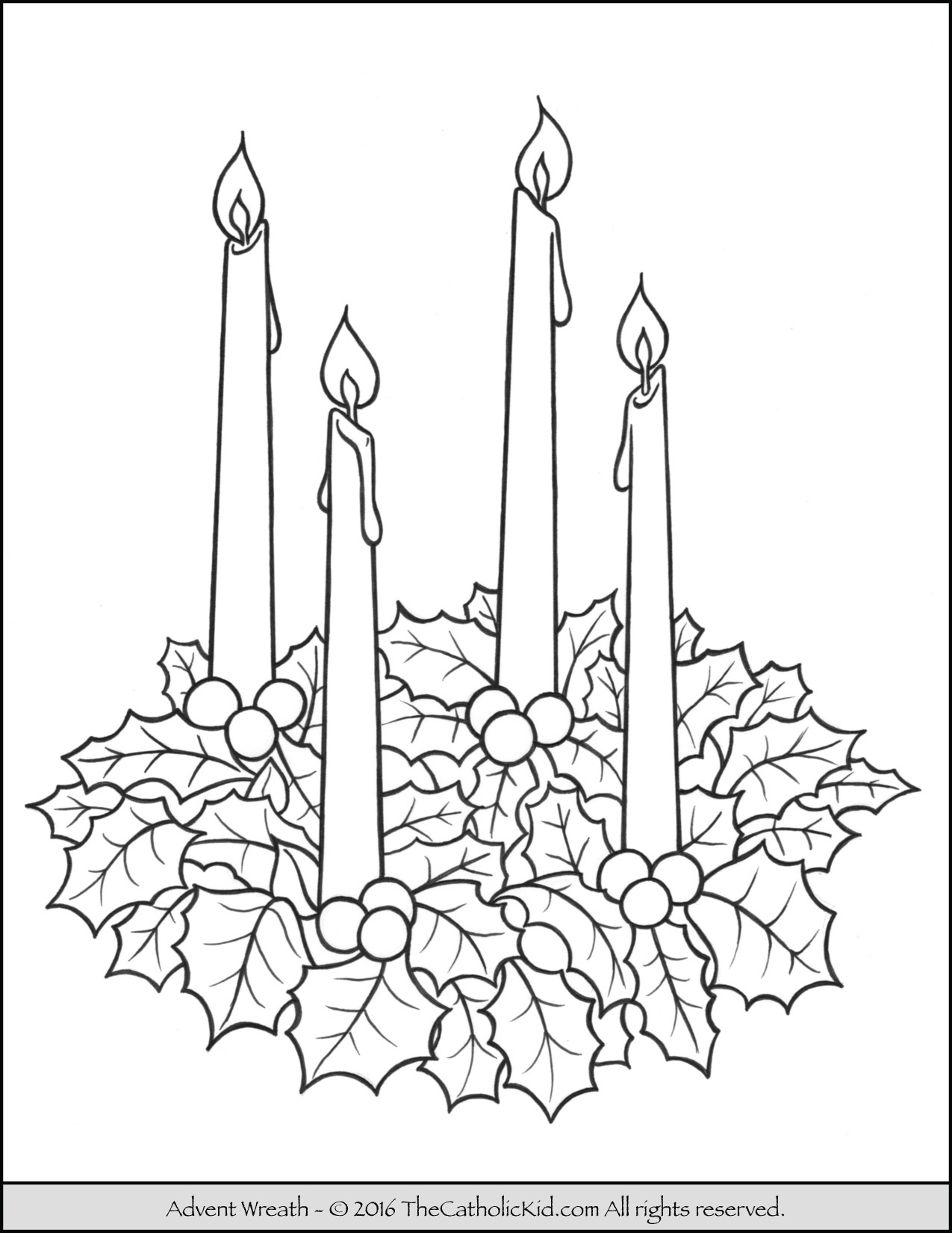 Free Printable Advent Wreath Free Printable