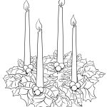 Advent Wreath Coloring Page | Free Printable Coloring Pages   Free Printable Advent Wreath