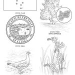 Alaska State Symbols Coloring Page | Free Printable Coloring Pages   Free Printable Pictures Of Alaska